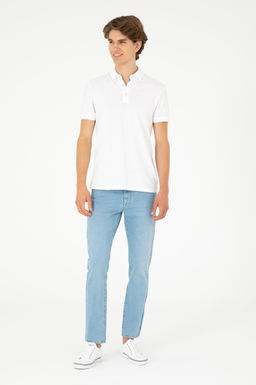 Мужская белая футболка Неожиданная скидка в корзине - U.s. polo assn фото 4