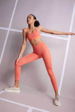 Спортивный бюстгальтер DeFactoFit с круглым вырезом  фото 9