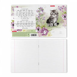 Цена за 280 шт. Тетрадь школьная ученическая ErichKrause Мурзики, 12 листов, клетка (в плёнке по 10 шт.)  фото 19