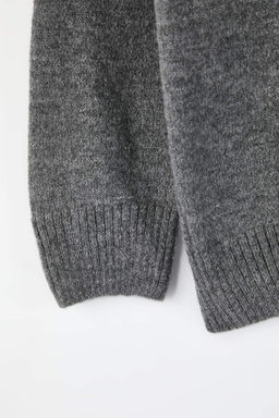 Antrasit*001 Relaxed Dik Yaka Duz Kazak TMNAW26KZ00013 - Trendyolmilla фото 2