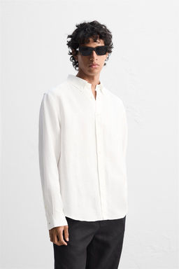 100% LINEN SHIRT - Zara фото 14
