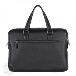 Портфель мужской кожаный 66275H black Heanbag - S-style фото 4