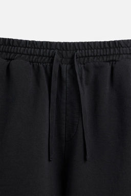 WASHED RELAXED FIT JOGGER BERMUDA SHORTS - Zara фото 8