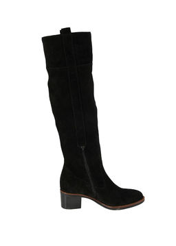 Замшевые сапоги GABOR черные  фото 8