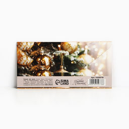 Цена за 10 шт. Конверт для денег «С Новым годом», 16.5×8 см