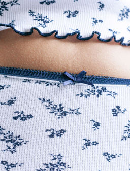 Трусы слипы с высокой посадкой из эластичного трикотажа кашкорсе - Vilatte фото 2