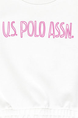 Толстовка с камнями для девочек - U.s. polo assn фото 8