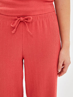 Beli Lastikli Dokulu Kad?n Pantolon