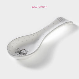 Подставка под ложку Доляна «Уютные коты», 22,3×7,5×2,5 см