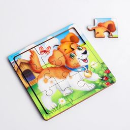 Пазл Щенок, 9 деталей - Лесная мастерская фото 10