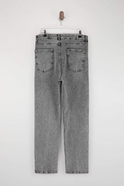 Gri Baggy/90s Straight Fit Jeans Bol Kot Pantolon TMNSS24JE00012