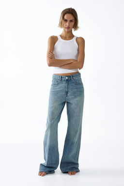 Wide High Waist Jeans - H&m фото 18