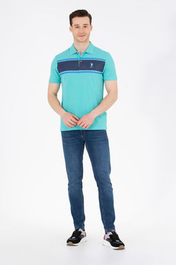 U. S. Polo Assn Мужская мятная футболка-поло - U.s. polo assn фото 5