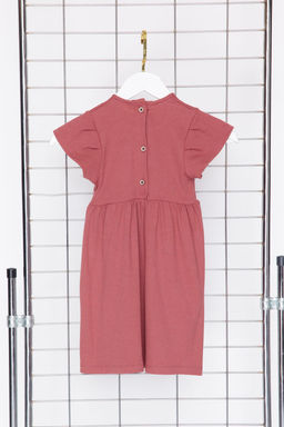 Gul Kurusu K?z Cocuk F?rf?rl? K?sa Kol Orme Elbise TKDSS24EL00009 - Trendyolmilla фото 8