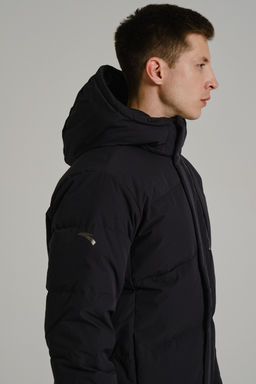 Пуховик средней длины Черный - Anta фото 4