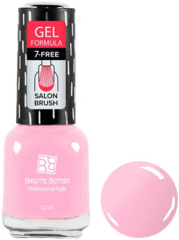 Brigitte Bottier Лак д/ногтей GEL FORMULA тон 82 барби 12мл BB-GF82