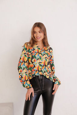 11188 Рубашка с ярким принтом - Martichelli фото 7