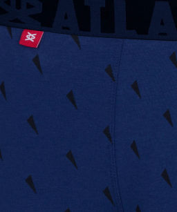 ATLANTIC 3MH-174 Трусы шорты New Sport - набор 3 шт. темно-синий + графитовый + темно-голубой  фото 4