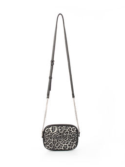 LACCOMA сумка Джулия-леопард черно-белый эко кожа хлопок