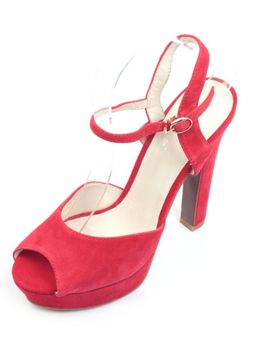 06-87VB RED Туфли женские (натуральная замша) - Фабричный китай фото 6