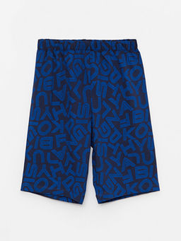 Beli Lastikli Bask?l? Erkek ?ocuk Pijama ?ort 2li - Waikiki фото 2