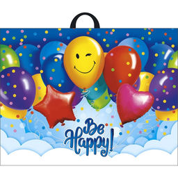 Цена за 25 шт. Пакет «Большой праздник», полиэтиленовый с петлевой ручкой, 71×55 см, 90 мкм