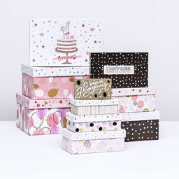 Набор коробок 10 в 1 «От всей души», 32.5×20×12.5 - 12×7×4 (± 1) см