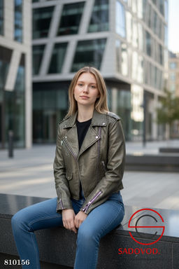 Женская кожаная куртка