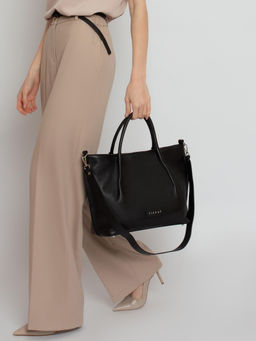 Женская кожаная сумка Richet 2910LN 376 Черный