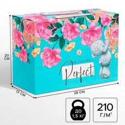 Пакет подарочный-коробка, 28?20?13 см Perfect, упаковка, Me To You