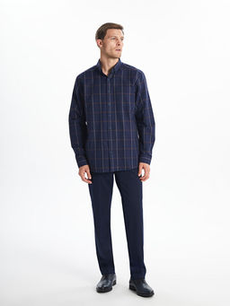 Regular Fit Uzun Kollu Ekose Erkek G?mlek