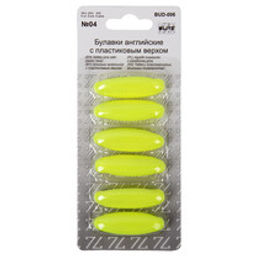 БУЛАВКИ BUD-006 АНГЛИЙСКИЕ С ПЛАСТ. ВЕРХОМ - Gamma фото 2