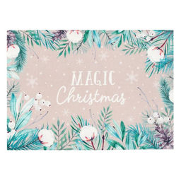 Новогодняя салфетка на стол Новогоднее волшебство ПВХ, 40х29 см - Доляна фото 2