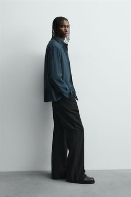 FLOWING SHIRT WITH PINTUCKS - Zara фото 4