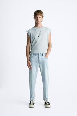 SLIM FIT CROPPED JEANS - Zara фото 37