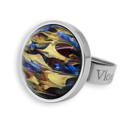 Кольцо из муранского стекла FLOWERING TEA KO4690