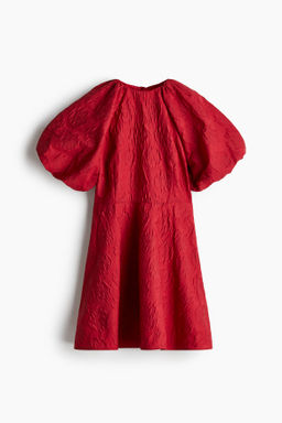 Vestido en tejido jacquard con lazada - H&m фото 10