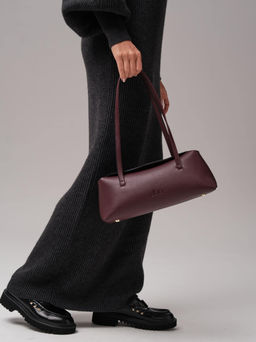 Кожаная сумка Raduy DBR 31127 зимняя вишня  фото 9