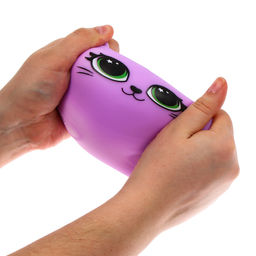 Антистресс сквиш мялка «Кошечка», с пастой, в пакете