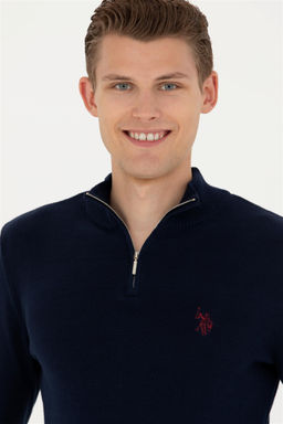 Мужской темно-синий свитер - U.s. polo assn фото 9