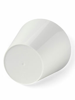 Кашпо для цветов с дренажной вставкой Rosemary, 1.6 л, d=16 см, пластиковое, белое