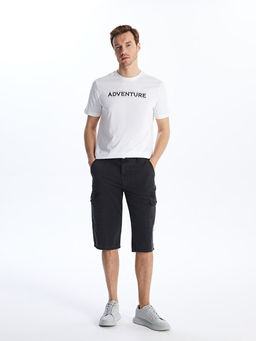 Standart Kal?p Erkek Jean Bermuda ?ort