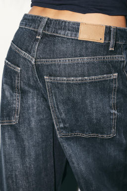JEANS TRF BAGGY BARREL TIRO MEDIO / Marino - Zara фото 6