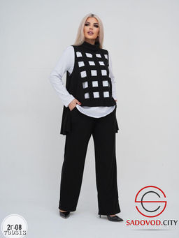 Костюм тройка из кашемира лапша и супрем