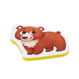 Пазлы мягкие, игрушка для ванной в сетке Крошка Я