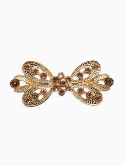 Зажим для кардигана «Ажур. Тюльпан»,. цвет золотой в золоте