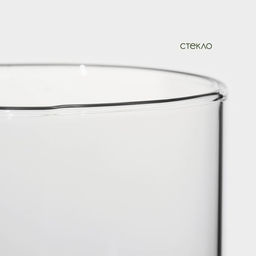 Банка для сыпучих «Эко», 900 мл, 8.5×20.5 см, с бамбуковой крышкой, стекло, прозрачная