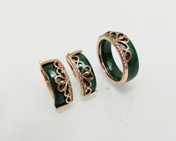 Комплект Кольцо и Серьги