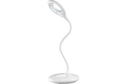 Светильник настольный "SmartBuy" 5W (SBL-CR-5-W-White) белый, светодиодный, сенсорное управление, 3 степени яркости