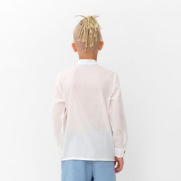 Рубашка для мальчика MINAKU, белая, рост 134 см